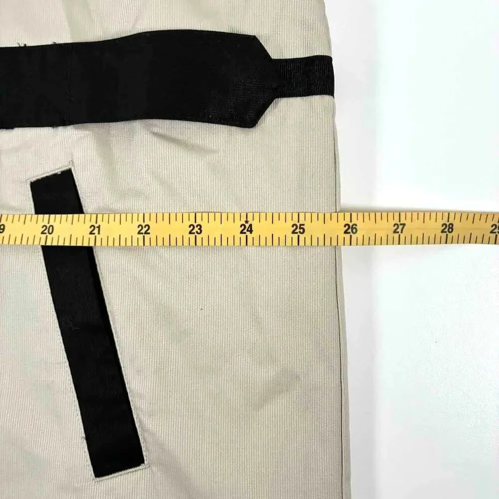 Converse Women's Tan with Black Trim 3-in-1 Adjustable Trench Coat - Size XL